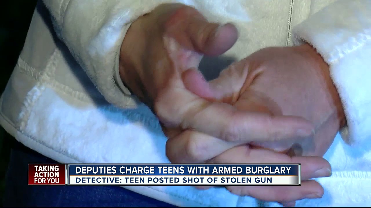 Deputies charge teens with armed burglary after bragging about it online