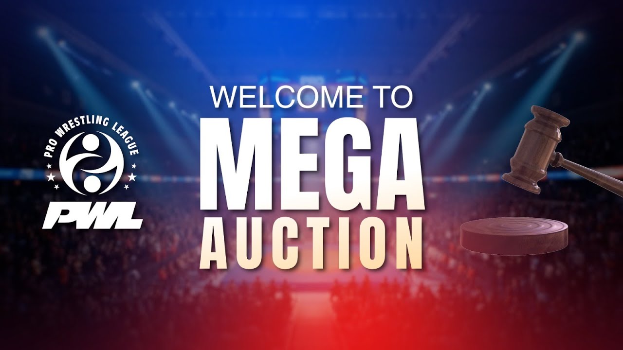PWL 2026 Auction LIVE | Pro Wrestling League Full Players Auction | 