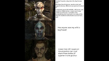 Dunmer cultural evolution is unmatched