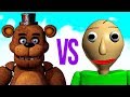 БАЛДИ VS ФРЕДДИ | СУПЕР РЭП БИТВА | Baldi's Basics ПРОТИВ Five Nights At Freddy's Song