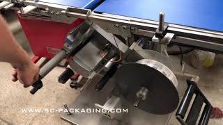 Herma Automatic Base Labelling Machine Used