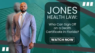 Who Can Sign Off On A Death Certificate In Florida?