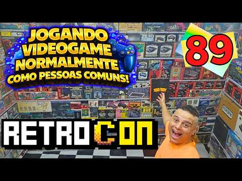 Playing Video Games Like Normal People 89 ! RETROCON !