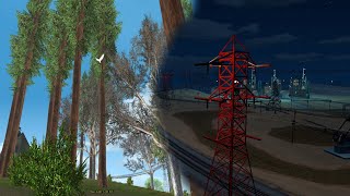 GTA V Vegetation, Lampposts & Traffic Lights - GTA SA Mod