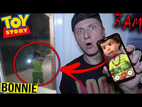 *SCARY* DO NOT CALL BONNIE FROM TOY STORY ON FACETIME AT 3 AM! (SHE IS NOT HAPPY!)