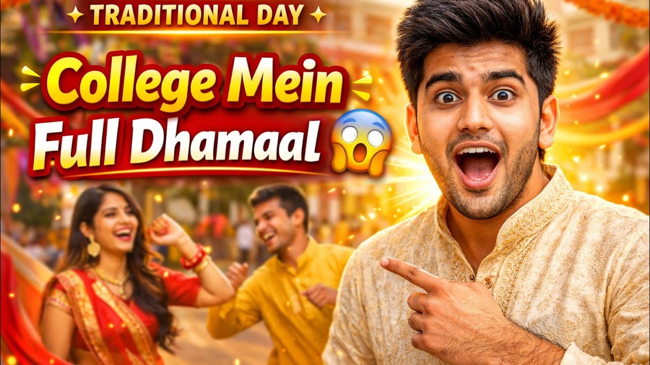 Ft. Traditional Day In College 💕😍