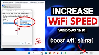 💥How to Speed UP WiFi Connection || Increase WiFi Signal on PC/Laptop || Windows 11, 10 screenshot 5