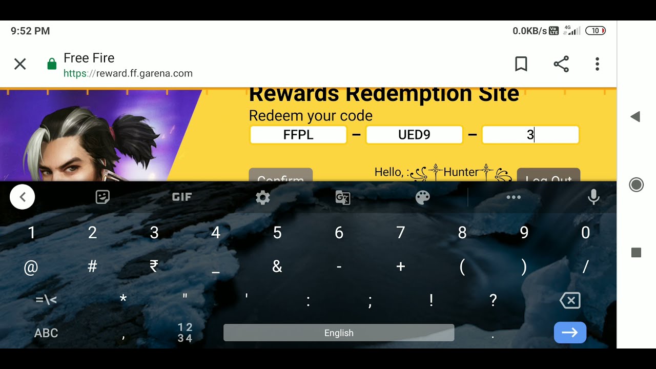 18 July 2021 Free Fire Pro league reward redeem code - garena Free Fire