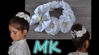 МК Резинка на пучок/DIY Hair Bun Scrunchies Headband