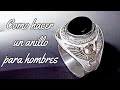 COMO HACER UN ANILLO PARA HOMBRES DE AGUILA ( how to make a ring for men part 2 )
