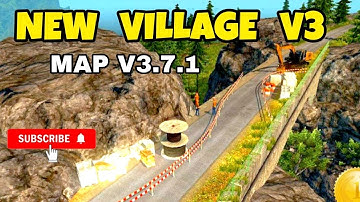 NEW VILLAGE 🛣️ BUS SIMULATOR INDONESIA #mountainmap #junglemap #map_mod_bussid #forest #bussidmapmod