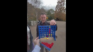 Playing random people at connect 4 #connect4 #game #public