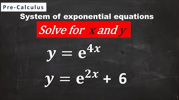 System of Exponential Equations.