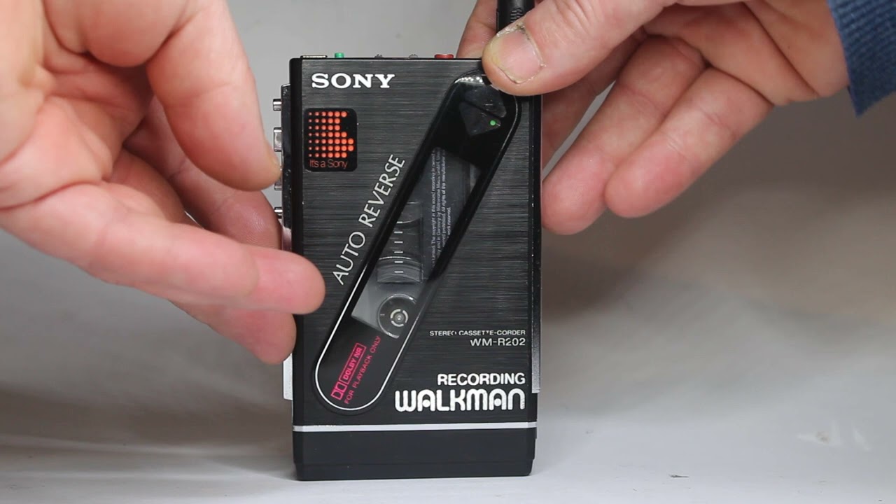SONY】WM-R202 PORTABLE STEREO CASSETTE-CORDER RECORDING WALKMAN  