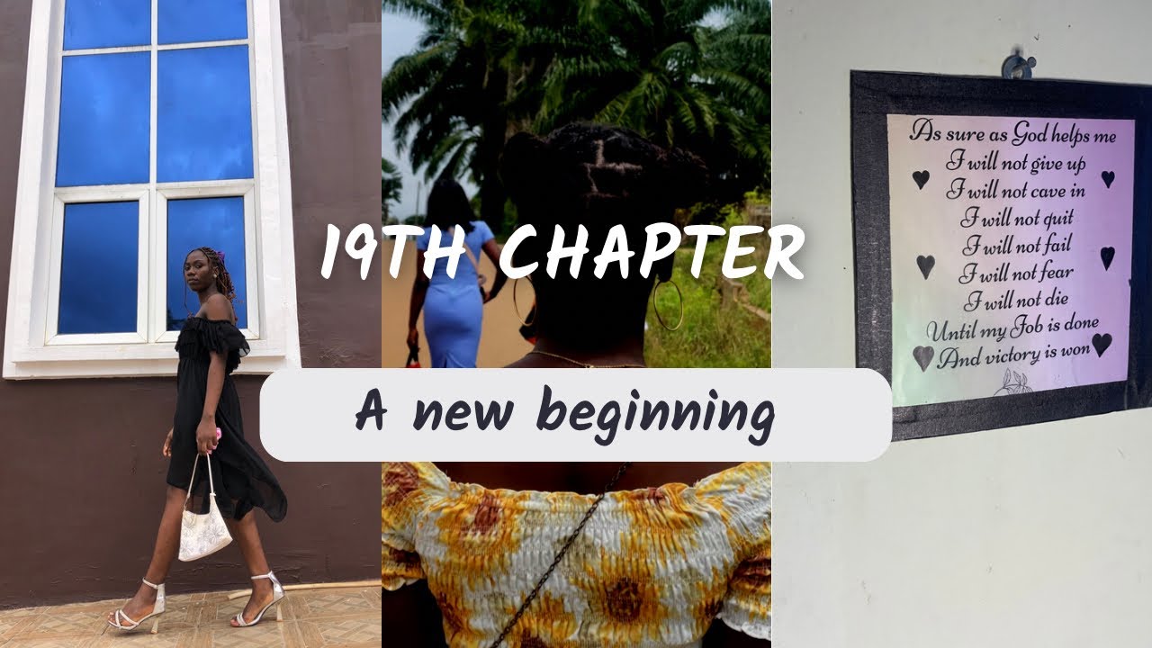 A NEW CHAPTER = A NEW ME!