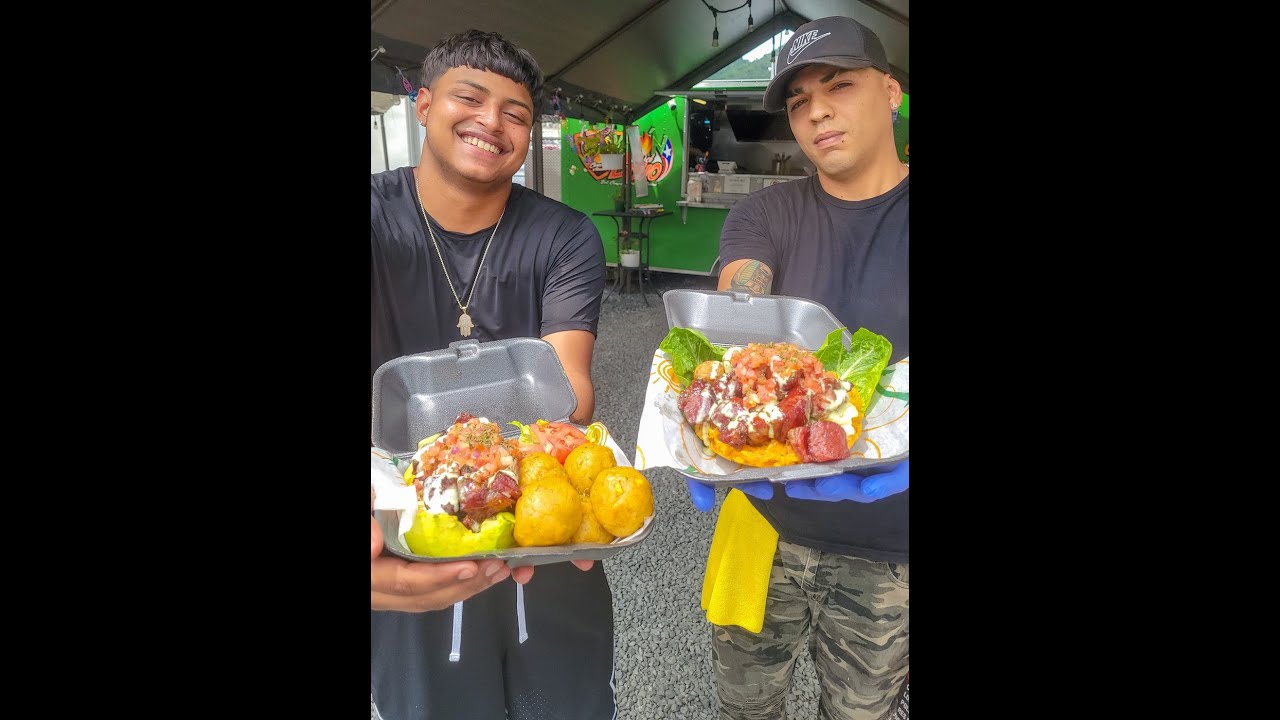 Food Truck de Rellenaoos 🛻😷 en Caguas 🇵🇷 🥑🍌 Arañita y Aguacate