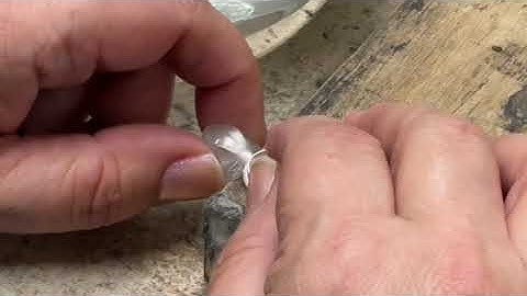 How to Bezel Set Gemstones Using Jett Sett(Thermoplastic)  Part 2