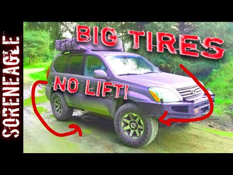 Lexus GX470 Walk Around with big tires and no lift Bonus tire info