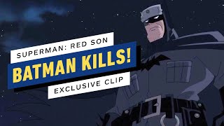 The soviet batman is a stone-cold killer as depicted in this scene
from warner bros. animation and dc's feature-length animated film,
superman: red son. ...