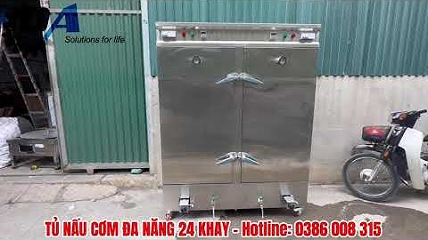 Tủ nấu cơm đa năng 24 khay gas điện kết hợp Đại An - Nấu cơm, hấp cá, hấp giò chả, hấp bánh,...