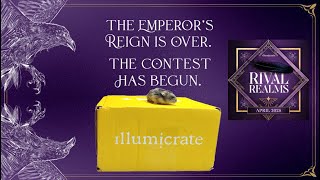 Illumicrate April 2025 - Theme Rival Realms - Mystery Monthly Book Subscription Unboxing
