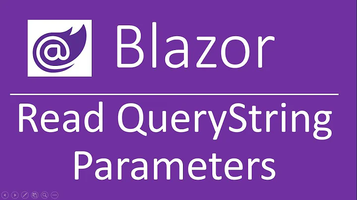 Blazor: Read Query String Parameters from URL
