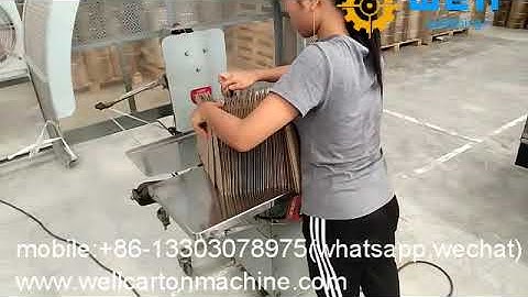 HEBEI automatic cardboard partition assembly machine