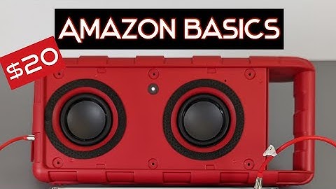 Amazon Basics Bluetooth Speaker Review