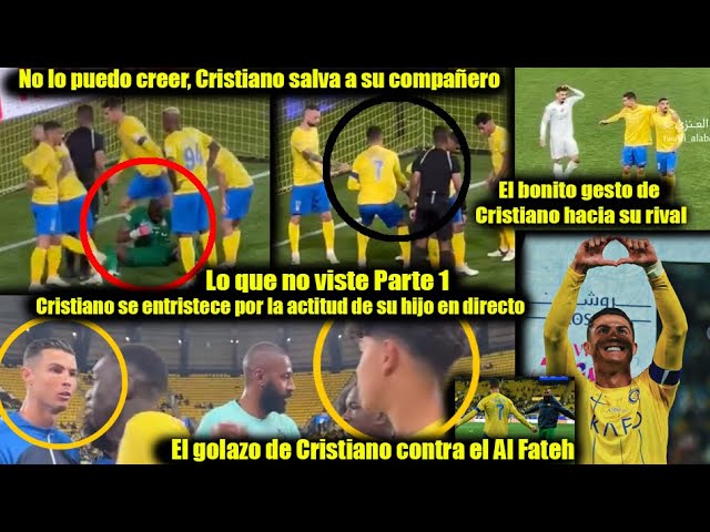 El bonito gesto de Cristiano Ronaldo con un niño sin piernas