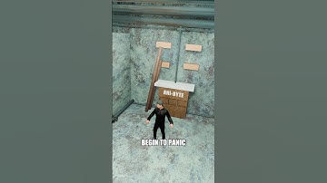 Trapped In A Room With Closing Walls 😱 #shorts