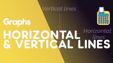 Horizontal & Vertical Lines | Graphs | Maths | FuseSchool