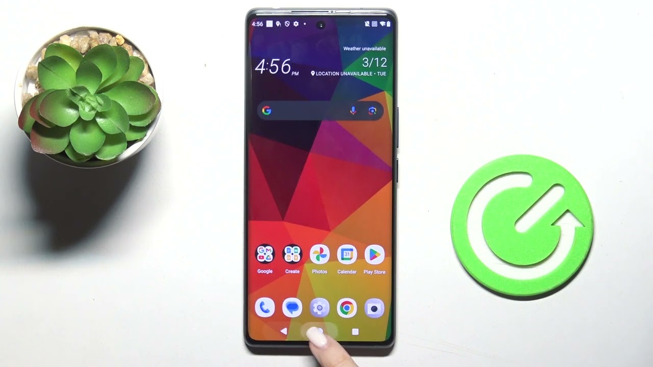 Как настроить функцию двойного нажатия на HTC U24 Pro