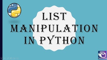 List Manipulation in Python