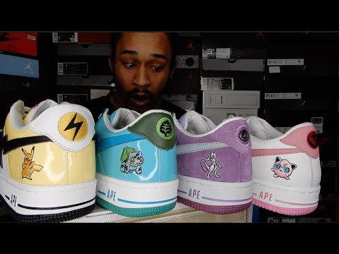 What The Bape x Pokémon Collab Was Missing 😨 @MacWithPacks2 These Are Insane! 🔥