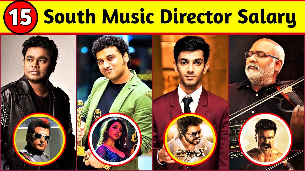 15 South Indian Highest Paid Music Directors Salary | Telugu, Tamil,  Kannada Musicians - YouTube