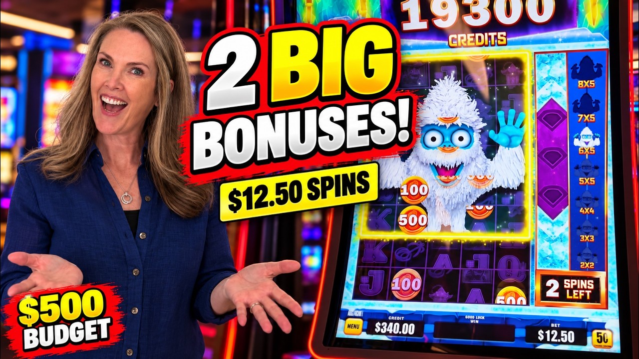I More Than Doubled my $500 Budget on Spooky Link Yo Yeti! Two Big Bonuses on $12.50 spins.