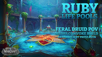 Ruby Life Pools - Feral Druid POV / Dragonflight Preseason