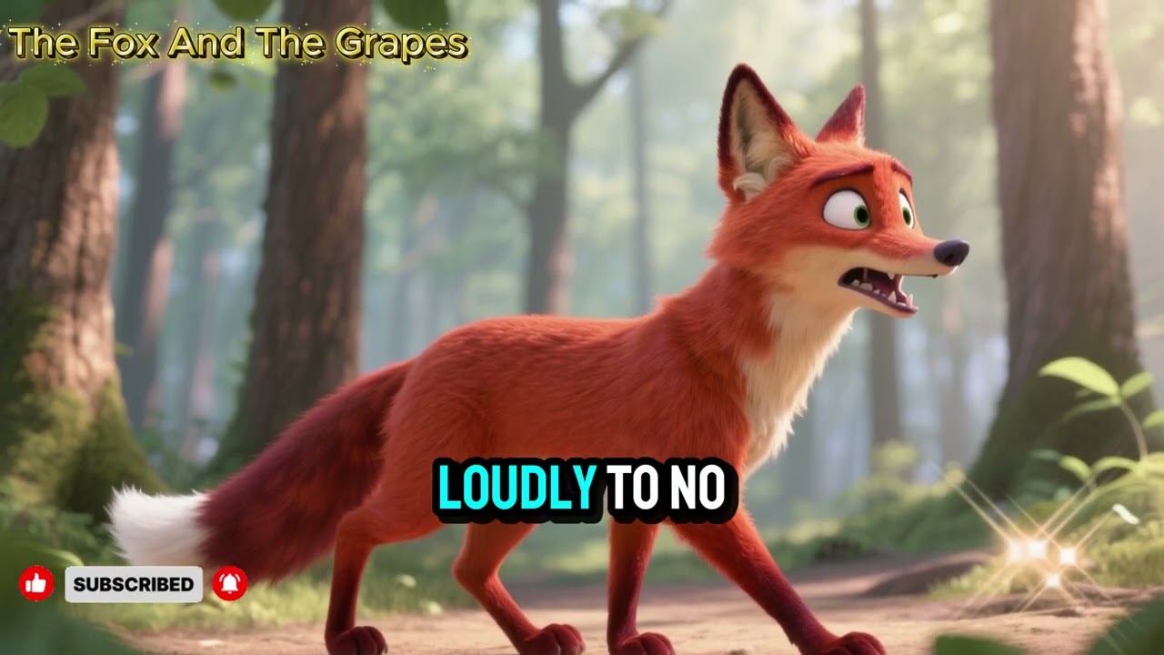 The Fox and the Grapes 🦊🍇