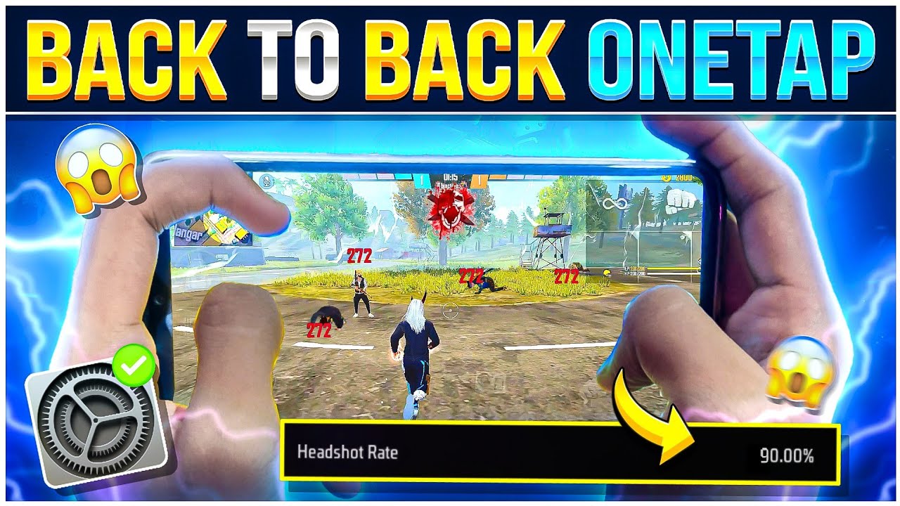 Back To Back One Tap Headshot Kaise Mare 🔥 Step By Step Secret One