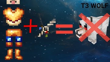 kill t3 WOLF boss in craftersmc sky block and unlock WOLF slayer 5 #craftersmc #minecraft #skyblock