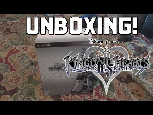 Unboxing: Kingdom Hearts HD 2.5 ReMIX Collectors Edition - YouTube