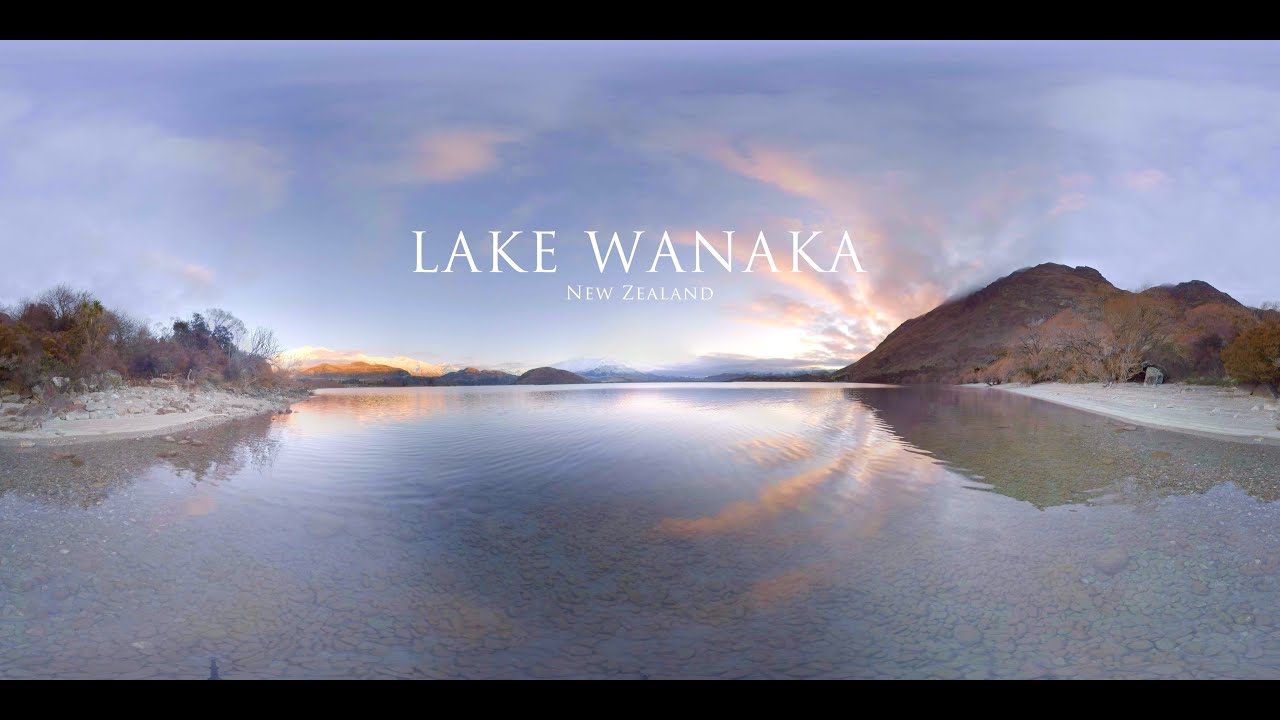 360˚ Sunrise over Lake Wanaka, New Zealand