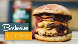 Bacon Double Cheese Smash Burger | Barbechoo Cooks