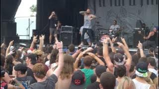 Fit For A King - Dead Memory ft Jake Luhrs of ABR (Vans Warped Tour 2017, ATL)