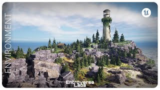 Abandoned Lighthouse Island Showcase , Unreal Engine Environment Pack