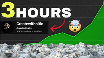 "YouTube Algorithm EXPOSED" Go fast in 2025! Real strategy @createwithnitin1