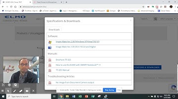 Install Elmo camera and software into computer