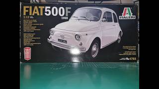 italeri 1 12 scale fiat 500 F