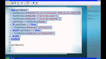 Small Basic 1.09 Subs