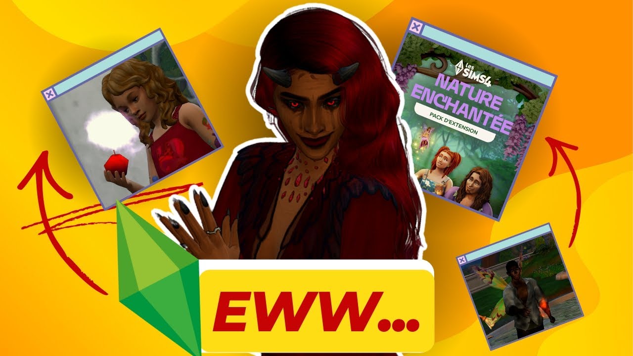 On TESTE pour LA PREMIERE FOIS le pack NATURE ENCHANTEE | Sims 4 Gameplay